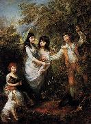 Thomas Gainsborough The Marsham Children oil painting on canvas